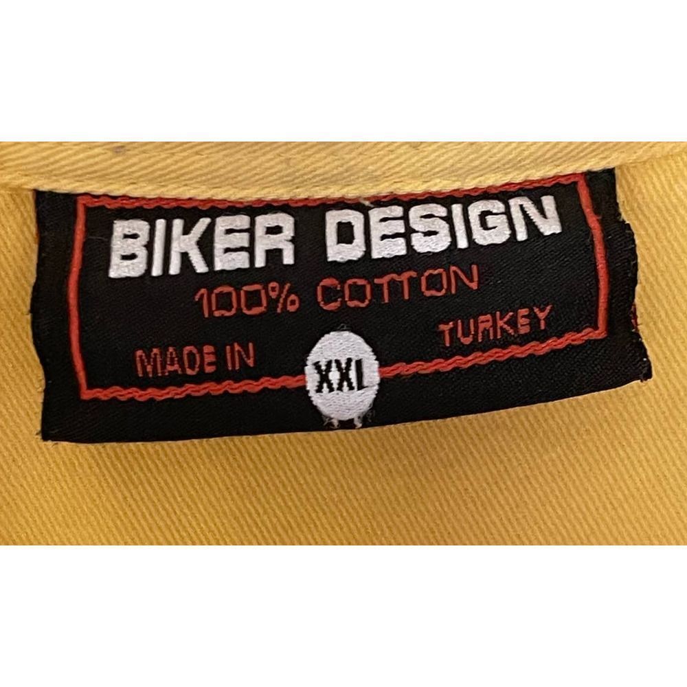 VTG Retro Sturgis 2003 South Dakota Yellow Motorcycle XXL Vest Jacket - Picture 4 of 9